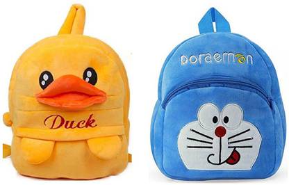 KIDBIRD Soft School Bag For Kids Plush Backpack Cartoon Toy | Childrens Gifts Boy/Girl/Baby/ Decor School Bag For Kids(Age 2 to 6 Year) Plush Bag  (Multicolor, 12 L) at Rs. 329