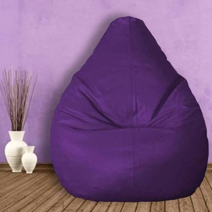 SCOUCH Large Tear Drop Bean Bag Cover  (Without Beans)
