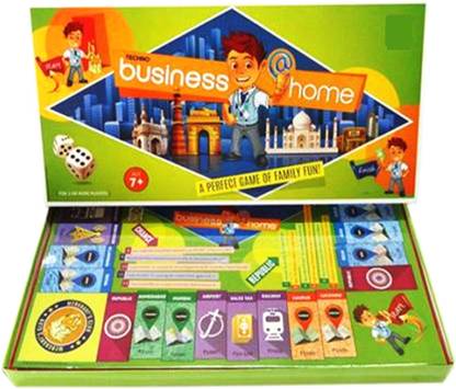 Gift Collection Business @ home Board Game With Playing Board And 72 Business Coins , A perfect game for family fun. Money & Assets Board Game