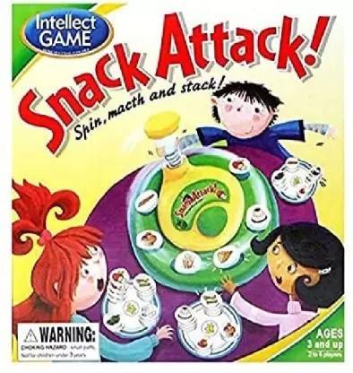 BM RETAIL Snack Attack Rotary Table Spin Match Board Game Antistress Gadget Parent-Child Interaction Play Game for 2-6 Players Table Game Board Game Party & Fun Board Game