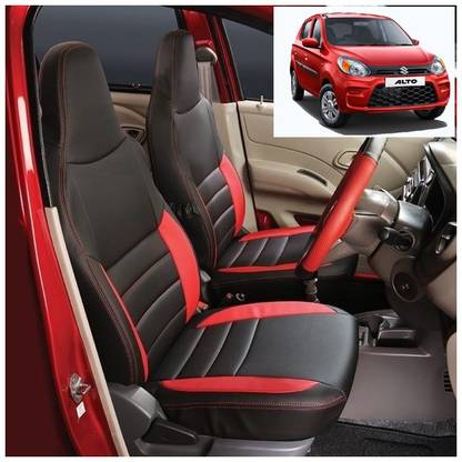 AutoSafe Leather Car Seat Cover For Maruti Alto