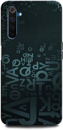 GRAFIQE Back Cover for Realme 6/ Realme 6i MATH, ENGLISH, ART, BLUE