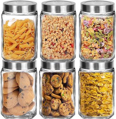shree labh mart Glass Grocery Container  - 310 ml