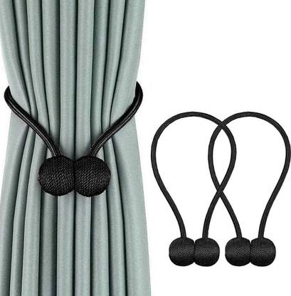 HomeCloud Black Tieback Hook Metal