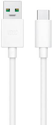 KPSS USB Type C Cable 2 A 1 m Oppo Reno 2Z Vooc Charge And Data Sync Type-C Cable White