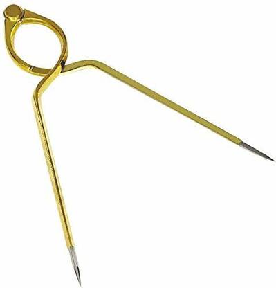 VISHAL Navigation Nautical One Hand Divider Round Arch Type 20 cm Drafting Compass Set