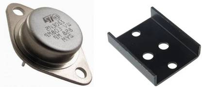 Technical hut 2N3055 Metal Transistor With heat sink Electronic Components Electronic Hobby Kit