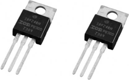 Technical hut 2 Pieces IRFZ48N MOSFET - 55V 64A N-Channel Power MOSFET TO-220 Package Electronic Components Electronic Hobby Kit
