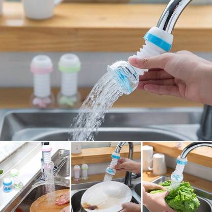 PRL TRADERS by PRL TRADERS Adjustable Rotating Water Saving Nozzle Shower Head Faucet Multiple Types of Output Water Valve Splash Regulator Filter Kitchen Tap Accessories, (Multicolor) Adjustable Rotating Water Saving Nozzle Shower Head Faucet Multiple Types of Output Water Valve Splash Regulator Filter Kitchen Tap Accessories, (Multicolor) Nozzle Cock Faucet