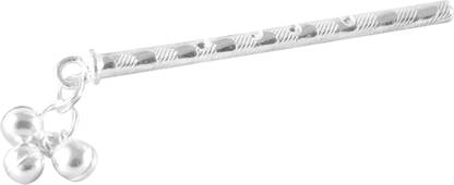 KMJ pure silver flute/bansuri for lord krishna / laddu gopal ji and gifting purpose flute (size: 5.5cm) Silver Flute