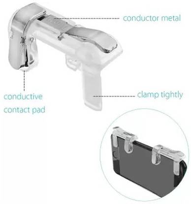 Casa Tech New PUBG Mobile Trigger Sensitive Game Triggers for PUBG Knives Out Game Control Mount