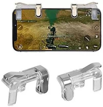 Casa Tech Transparent Free Fire Button Aim Key Smart Phone Mobile Games L1R1 Shooter Controller Joystick Trigger for Mobile Gaming Accessory Kit  Gaming Accessory Kit