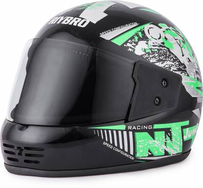 Riybro Full Face ISI Marked with Adjustable strap fro Men & Women Bike & Scooty Riding Motorbike Helmet