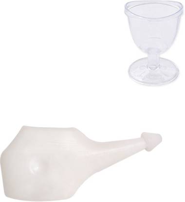 Deltakart GF35 Neti Pot Nasal Nose Wash & Eye Wash Cup Kit (Natural Care) Massager