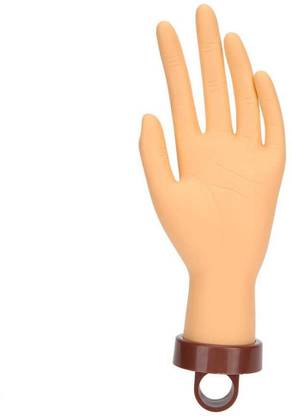 Shills Professional Bendable Mannequin Hand Nail Art Practice Hand Flexible Bendable Mannequin Hand Fake Hand for Nail Art Practice