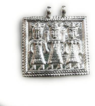 Shree Jewellers shree jewellers Sterling Silver Ahoi Ashtami Hoi Puja Pendant Silver Silver Pendant
