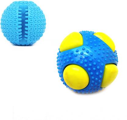 MODERN GIANTS MODERN GIANTS Dog Toys | treat dispenser ball | Squeaky sound ball| pet Training| for Aggressive chewers | Durable Material | combo of 2 | for All Breeds Rubber Ball, Rubber Toy, Chew Toy For Dog