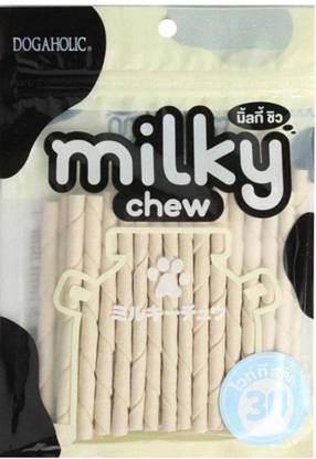 दोगहोलिक Milky Chews Sticks Treats - 30 Pieces दूध कुत्ता ट्रीट