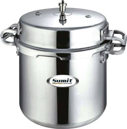 malabar Commercial Aluminium Pressure Cooker 30 Litre 30 L Outer Lid Pressure Cooker
