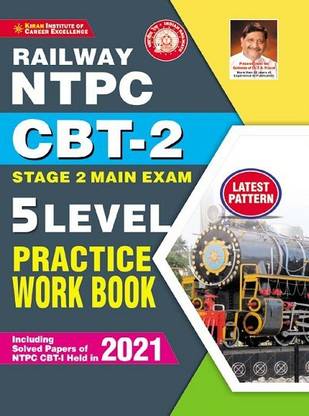Kiran Railway NTPC CBT 2 Stage 2 Main Exam 5 Level Practice Work Book (English Medium) (3444)