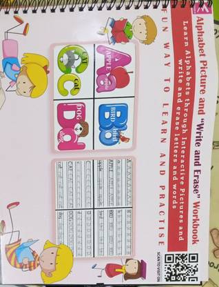 Alphabet Picture And " Write And Erase " Workbook