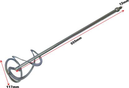 Inditrust Professional Paint Mixer Rod 100% High Quality Rotary Bit Rod Size 12mm Rotary Bit Set