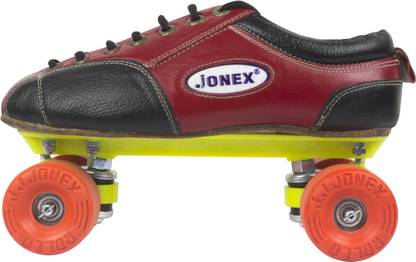 JJ Jonex Fix Body Rollo Rubber for with Free Bag Size Kids 4 UK (Size 23.5cm) (MYC) Quad Roller Skates - Size 4 UK