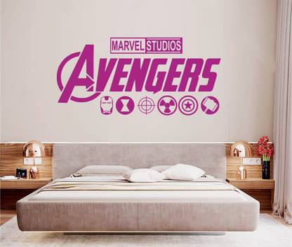 MARVEL STUDIOS AVENGERS 118 cm Avengers Logo Icon Self Adhesive Sticker