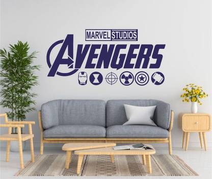 MARVEL STUDIOS AVENGERS 118 cm Avengers Logo Icon Self Adhesive Sticker
