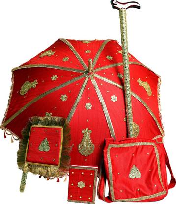 ANANTMAYA Kasi Yatra Set Red Umbrella