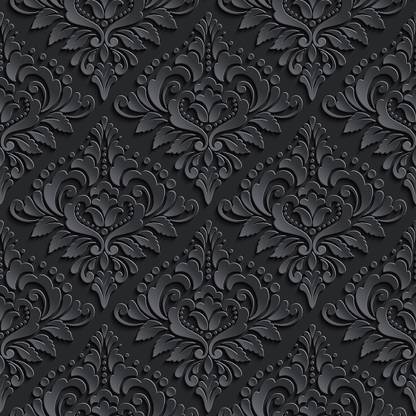 HD PRINT HOUSE Decorative Black Wallpaper