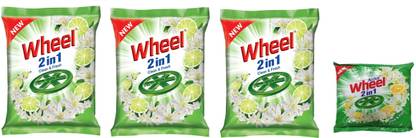 Wheel Active 2 in 1 new Detergent Powder (Jasmine::Lemon)
