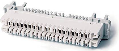 Linketel 10 Pair Krone Module Internal Diameter Connection Wire (Landline phone With Answering Machine) Wire Connector