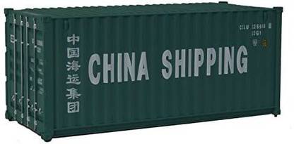Yunona Scenemaster Ho Scale Model OfShipping (, ; Billboard Lettering) 20' Corrugated Container
