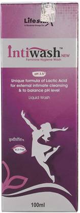 Intiwash New Feminine Hygiene Wash P.H 3.5 Liquid