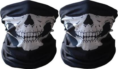 PINDIA Black Bike Face Mask for Men & Women