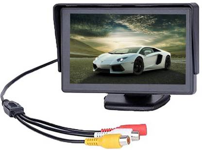 13-HI-13 TFT VEHICLE SECURITY SYSTEM Heavy body with Rear View Digital LCD Screen Monitor for Car Rear View Black LCD