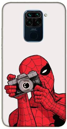 iprinto Back Cover for Mi Redmi Note 9 Spider Man Back Cover