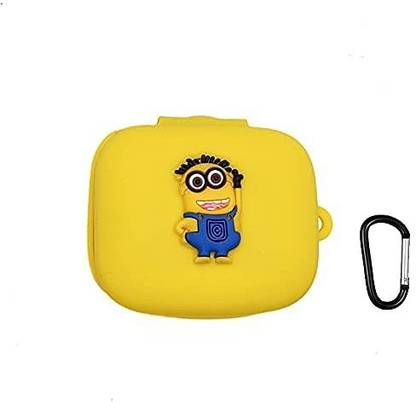 हेडिजिट फ्रंट और बैक केस Oneplus Buds Pro (Yellow, BOB) के लिए