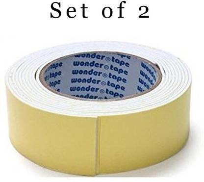 Style Freak Double Sided Foam Tape 1-Inch Strong Adhesive Multipurpose Mounting Adhesive for Wall, Furniture, Balloon & Craft (Manual)