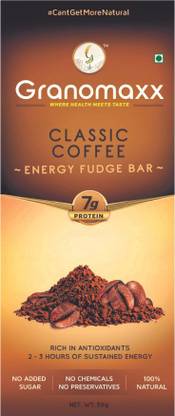 granomaxx Classic Coffee Energy Fudge Bar Box