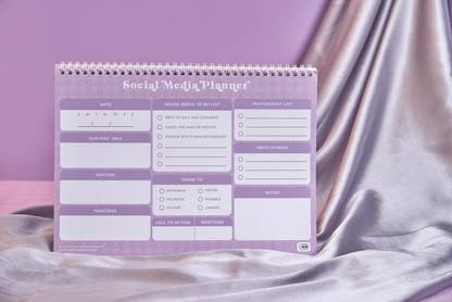 Look What Happened Social Media Planner A4 Planner Ruled 50 Pages
