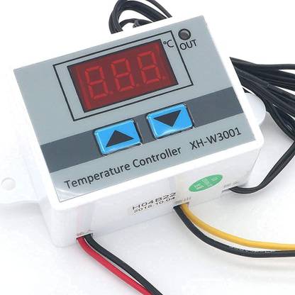 DS Robotics XH-W3001 Digital LED Temperature Controller Module Digital Thermostat Switch with Waterproof Probe Programmable Heating Cooling Electronic Thermostat Range from -50? to 110? Electronic Components Electronic Hobby Kit