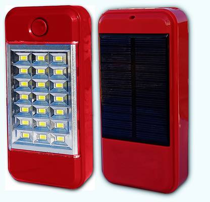 iDOLESHOP Solar Power Bank Cum 21 Hi-Bright Led 6 hrs Lantern Emergency Light