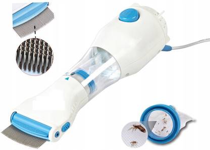 Chhogli V Comb Capture 4 Filter Trap Head Lice And Eggs Removed From The Hair,Allergy and Chemical Free Head Lice Treatment,Electrical Head Lice Comb. 240V Electrical Head Lice Comb...