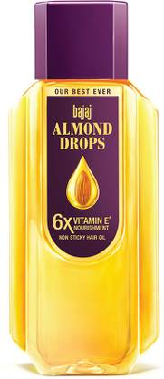 BAJAJ Almond Drops Hair Oil enriched with 6X Vitamin E, Reduces Hair Fall Hair Oil