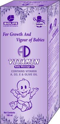 BIOLIFE A D VITAMIN (BABY MASSAGE OIL)