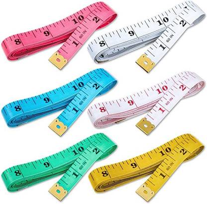 TYF Top Quality Durable Soft 1.50 Meter 150 CM Sewing Tailor Tape Body Measuring Measure Ruler Dressmaking Measurement Tape (1.5 Metric) inch / cm marking Measurement Tape (150 cm) Measurement Tape