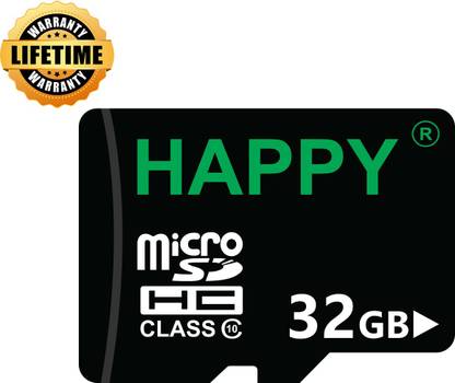 HAPPY MEMORIES Premium 32GB Micro SDHC card,32GB Memory Card, 32GB Memory card 32 GB MicroSD Card Class 10 15 MB/s  Memory Card Compatible with Mobile, Camera, Tablet, Computer, Gaming Console