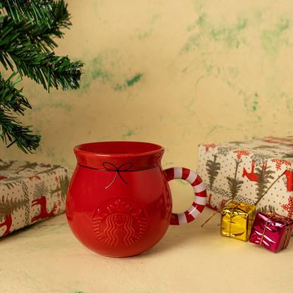Starbucks Red Holiday Ceramic Coffee Mug
